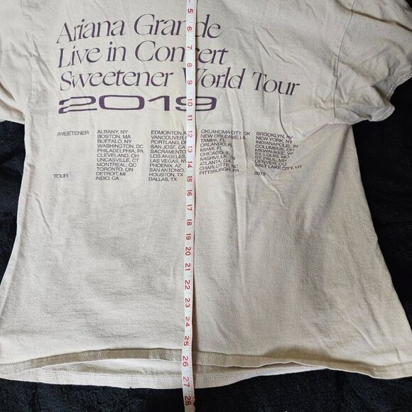 Ariana Grande Sweetener World Tour Concert T-shirt Unisex XL 2019 - Picture 7 of 7
